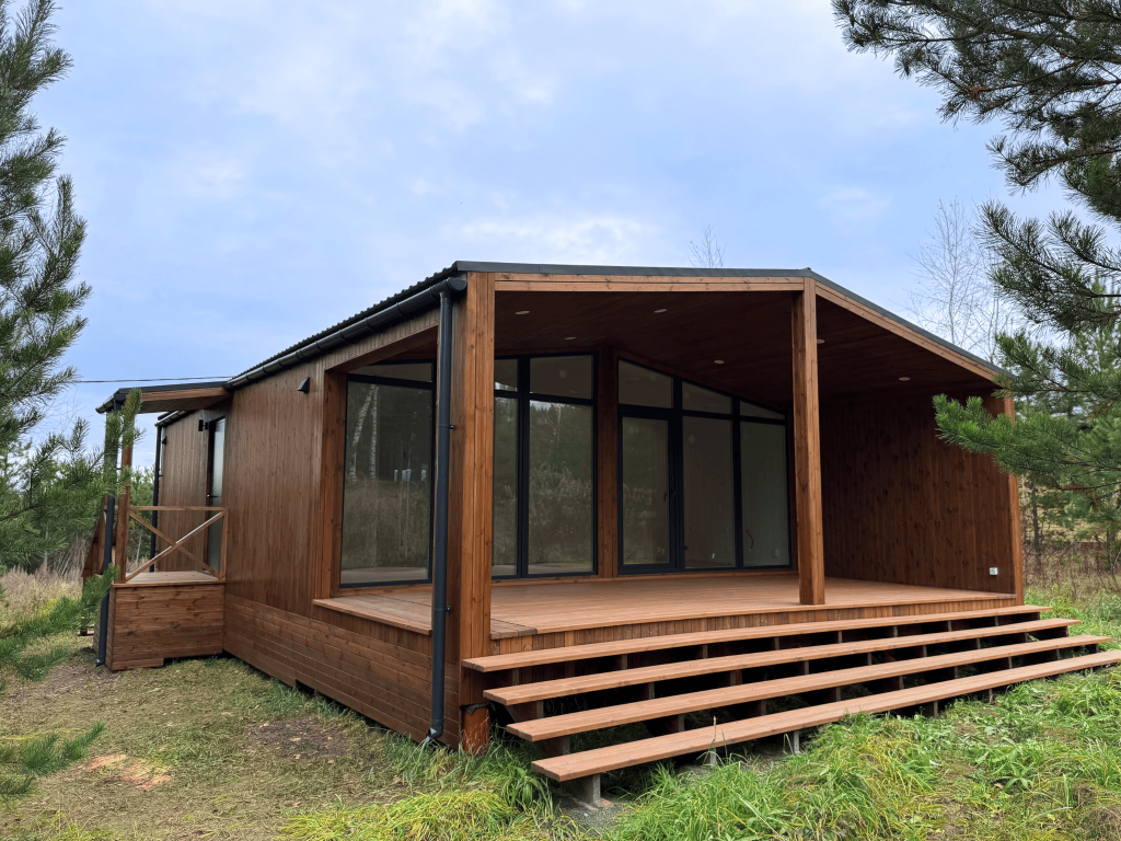 Модульный дом на участке 11,8 сот