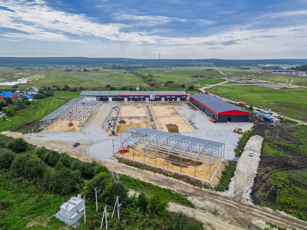 Тёплый склад №1 в ЗК "Александровский"